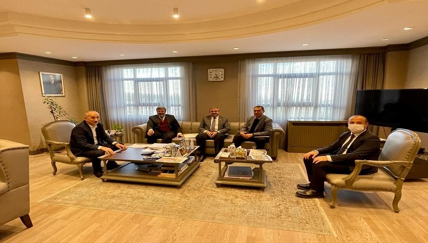 Özkaya ve Yurdunuseven TOKİ Daire başkanını ziyaret etti