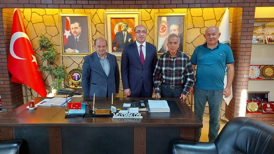 Gazetecilerden başkan dr. Mustafa Çöl’e ziyaret