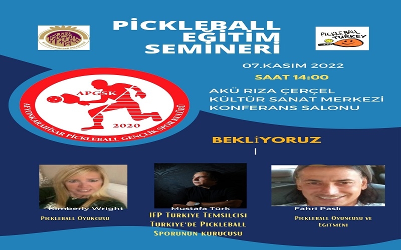 Pickleball eğitim semineri düzenlenecek