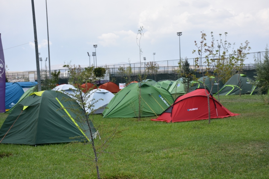 Afyonkarahisar’da 500 izci kamp yapıyor