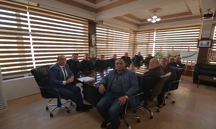 Belediye başkanı dr. Mustafa Çöl muhtarlar ile buluştu