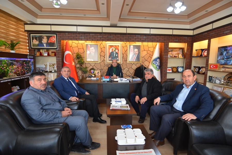 İl genel meclisi üyelerinden başkan dr. Mustafa Çöl’e ziyaret