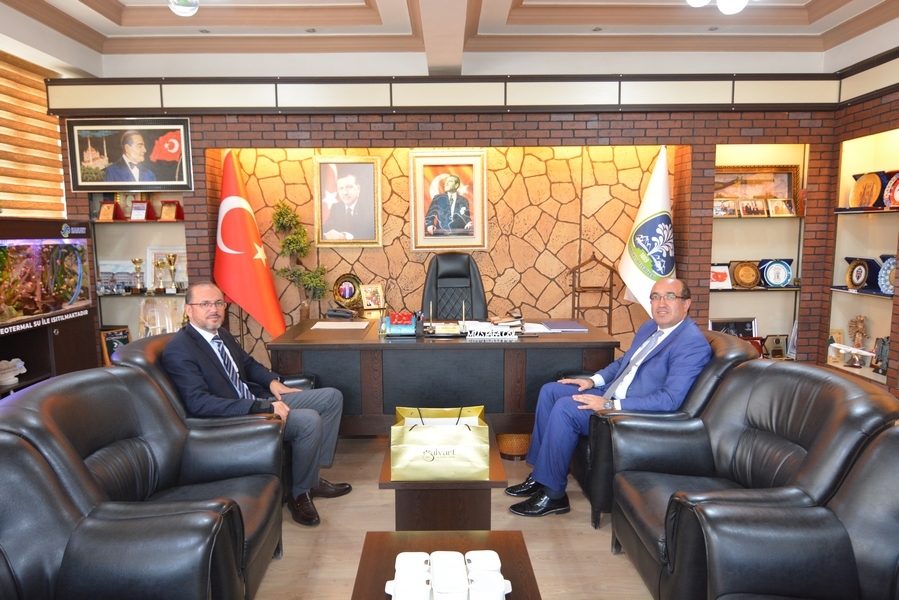 AFSÜ rektörlüğünden Başkan dr. Mustafa Çöl’e ziyaret