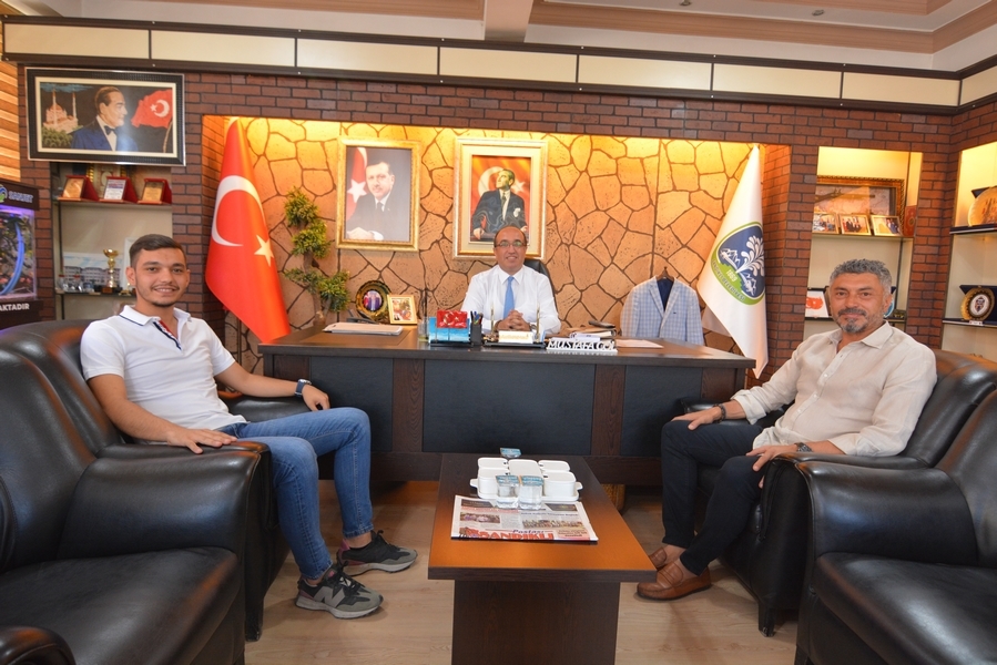 ismail Elibol’dan başkan dr. Mustafa Çöl’e ziyaret