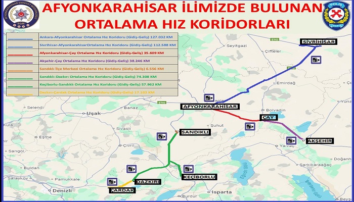 Emniyet hız koridorları hakkında bilgilendirdi