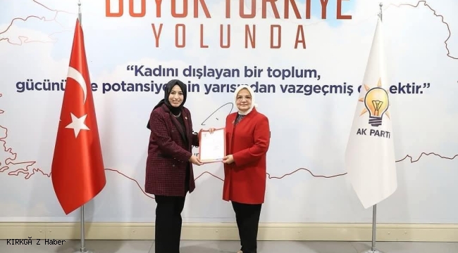 Ak Partinin yeni kadın koları başkanı belli oldu