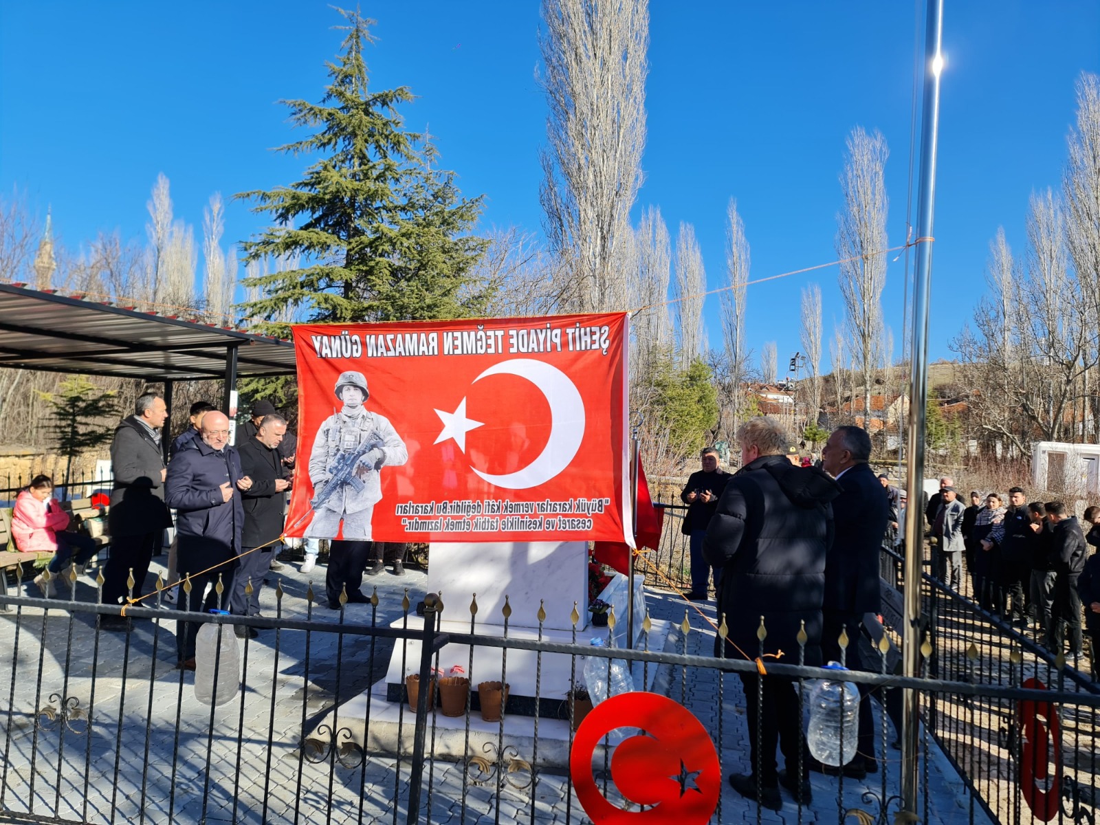 Şehit P. Tğm. Ramazan Günay mezarı başında anıldı