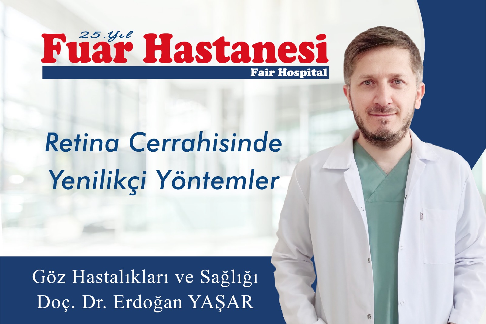 Afyonkarahisardaki en başaralı cerrah Doç. Dr. Erdoğan Yaşar