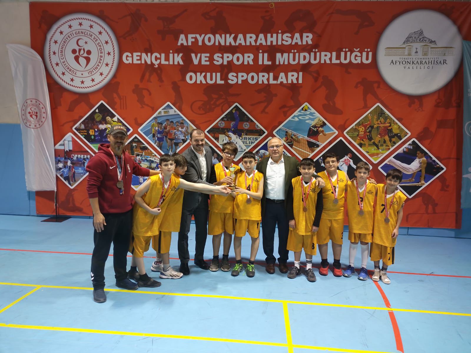 Okul Sporları Voleybol Küçük Erkek Müsabakaları Sonuçlandı