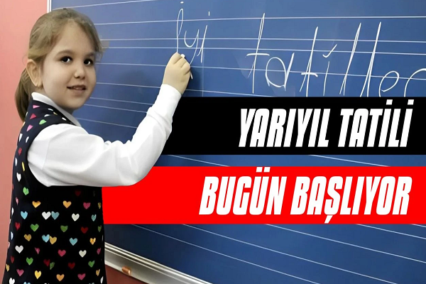 Bu gün 19 milyon öğrenci yarı yıl tatiline adım atacak