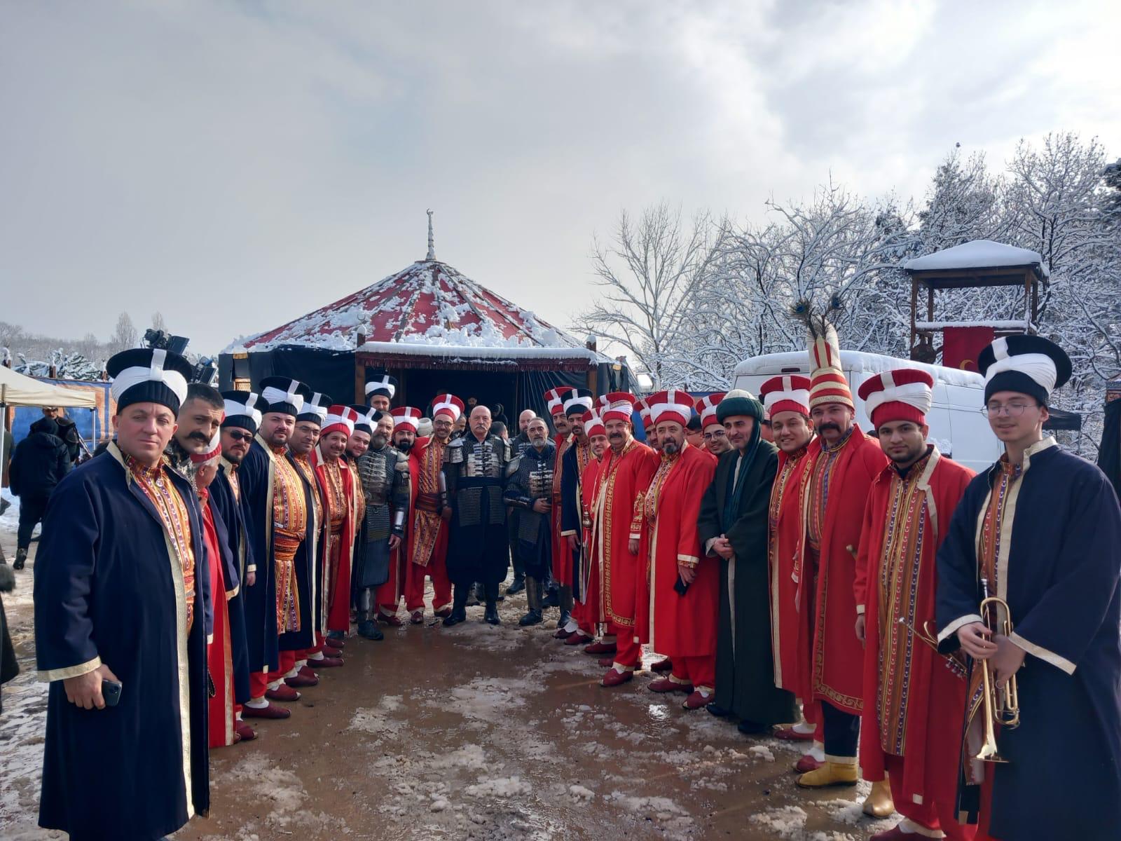 Afyon Mehteran Takımı “Mehmet Fetihler Sultanı” Dizisinde Yer Aldı