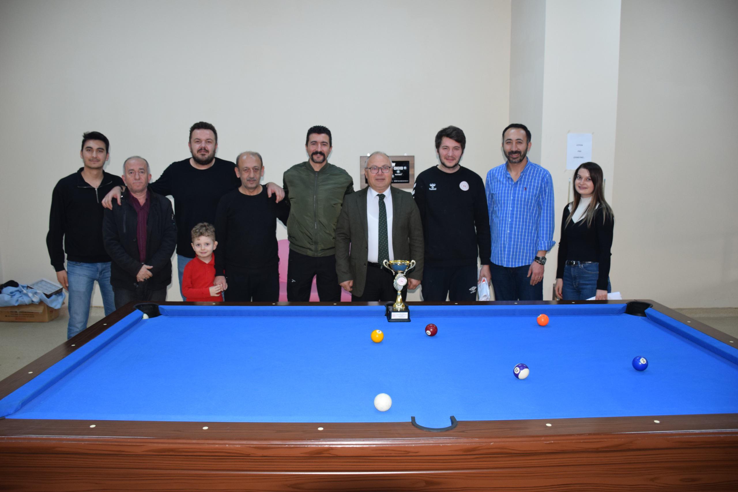 Bilardo Müsabakaları Tamamlandı