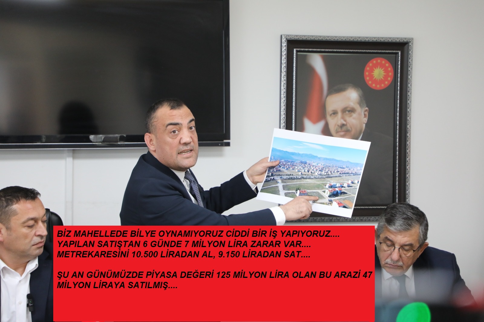 Belediye kamu malını resmen zarara uğratmış