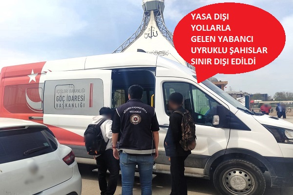 Yasa dışı yollarla gelen 7 kişi yakalandı