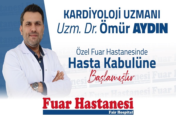 Uzm. Dr. Ömür Aydın Hasta Kabulüne Başladı