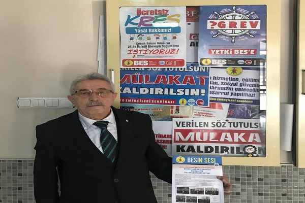 Orhan grevli sendika hakkı istiyoruz 