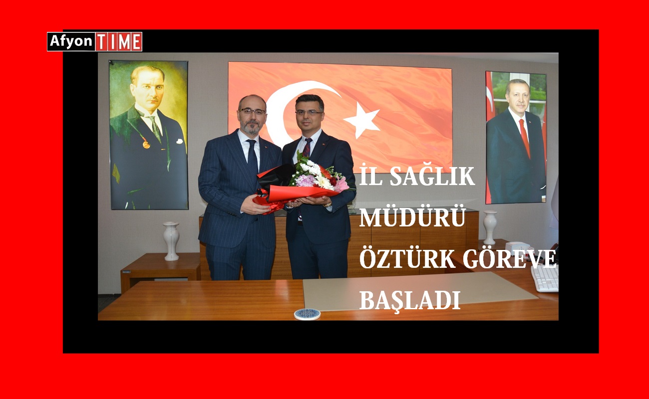 Yeni İl sağlık Müdürü Öztürk Görevini Korkmaz'dan devir aldı