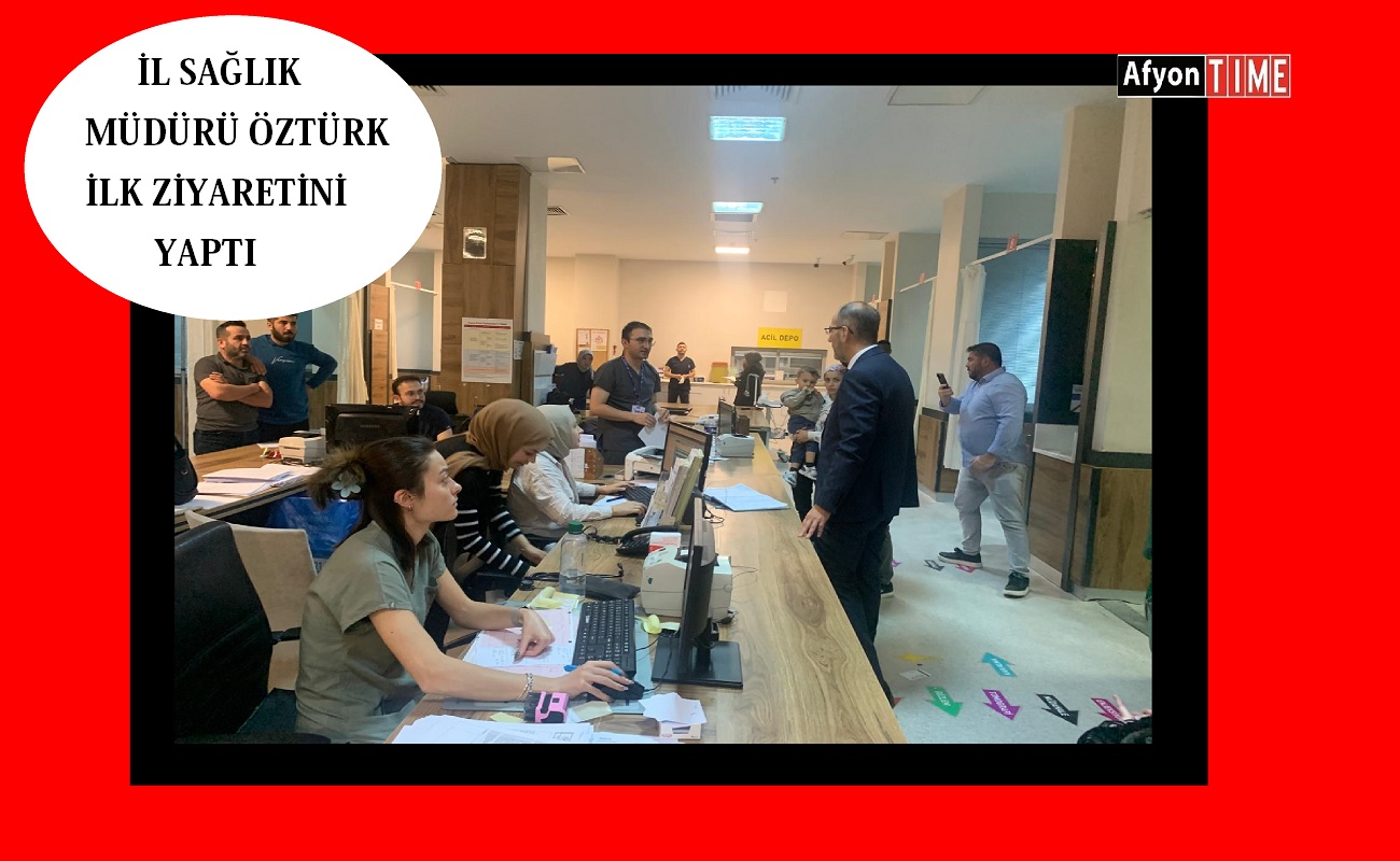  İlk Ziyareti Afyon Devlet Hastanesi Oldu
