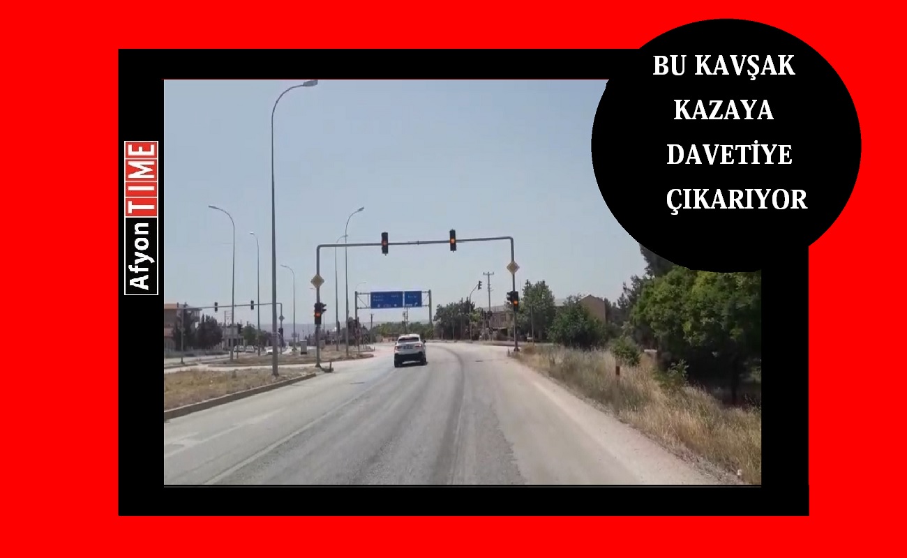 Kavşaktaki lambalar çalışmıyor