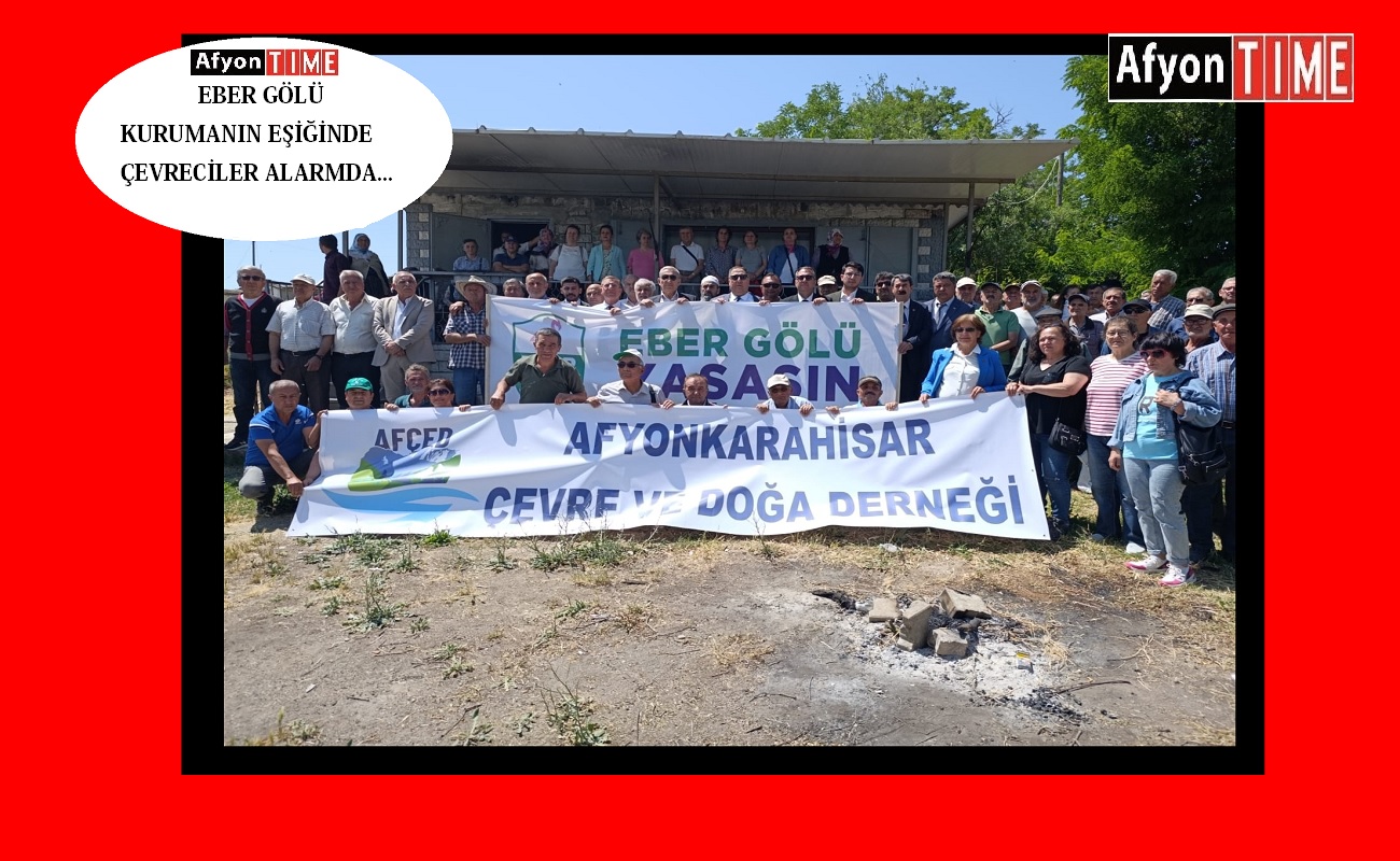 Eber Gölü Alarm Veriyor