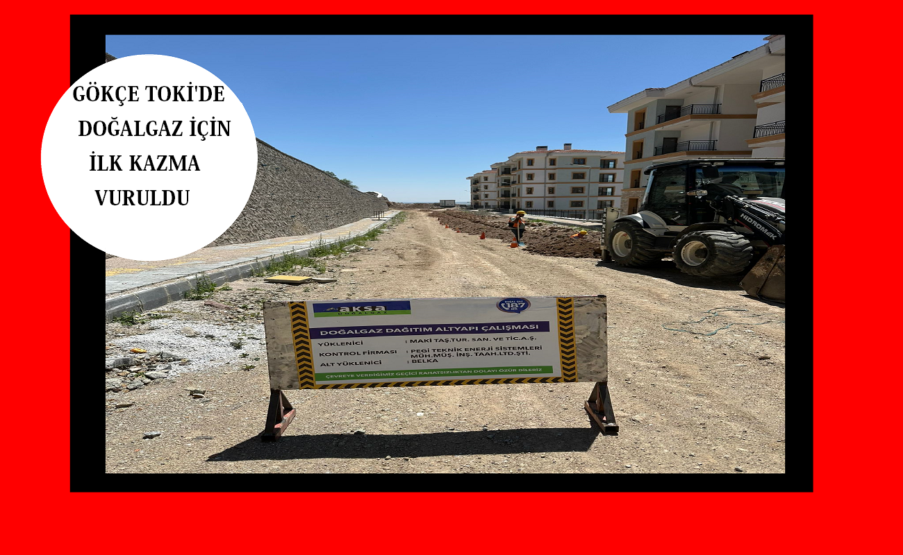 Doğalgaz çalışmaları Başladı