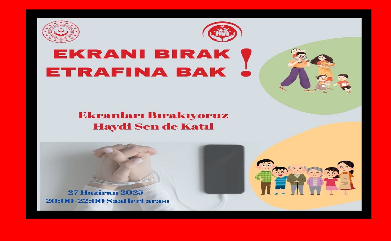 Ekranı bırak etrafına bak