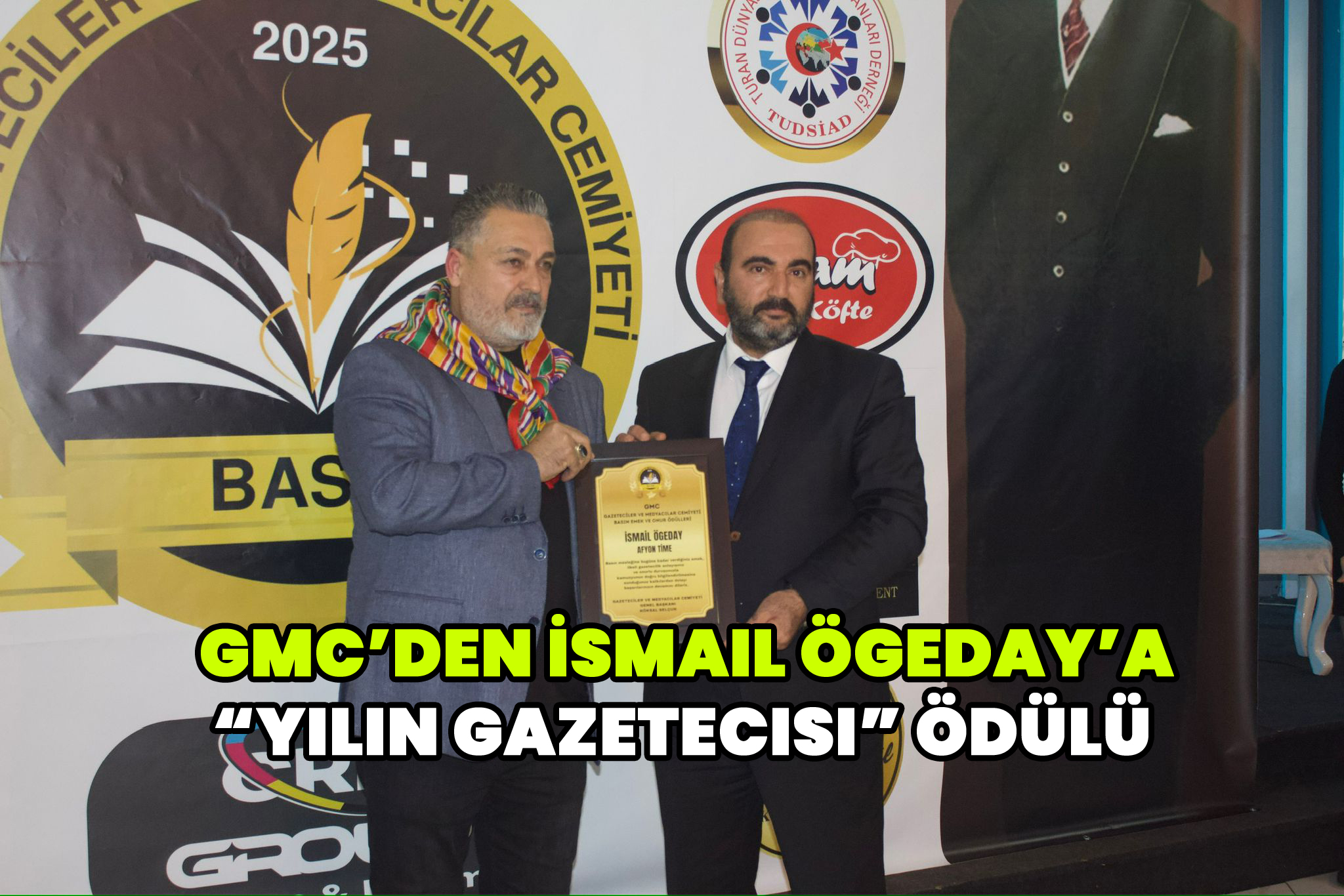 GMC’den İsmail Ögeday’a “Yılın Gazetecisi” Ödülü