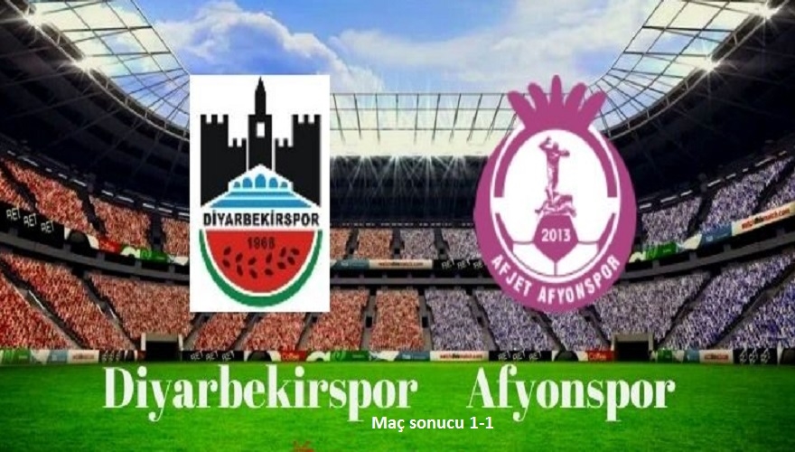 Afjetafyonspor 1 - Diyarbekirspor 1