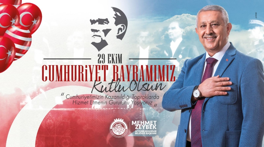 Başkan Zeybek'in Cumhuriyet Bayramı mesajı