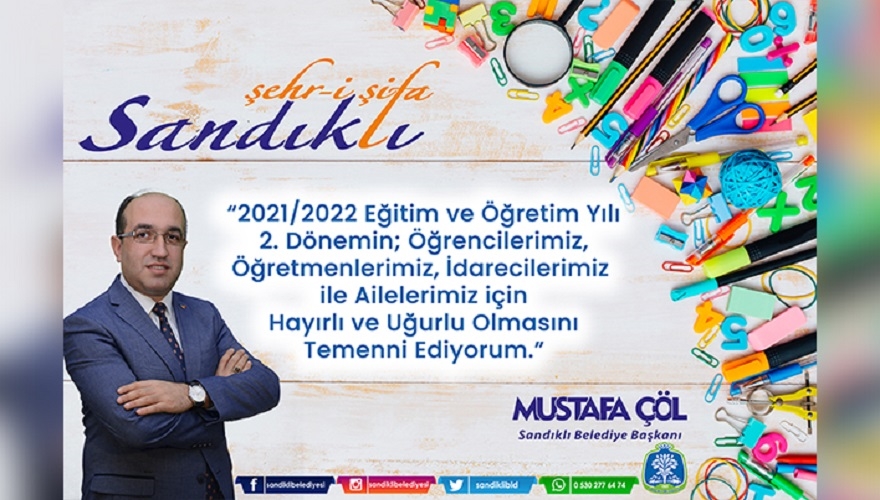 Başkan mustafa çöl’den 2. Eğitim-öğretim dönemi mesajı