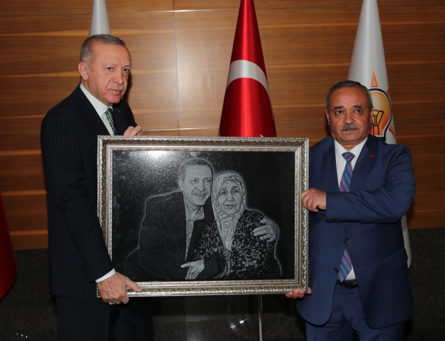 Başkan Şahin Cumhurbaşkanı Erdoğan la görüştü