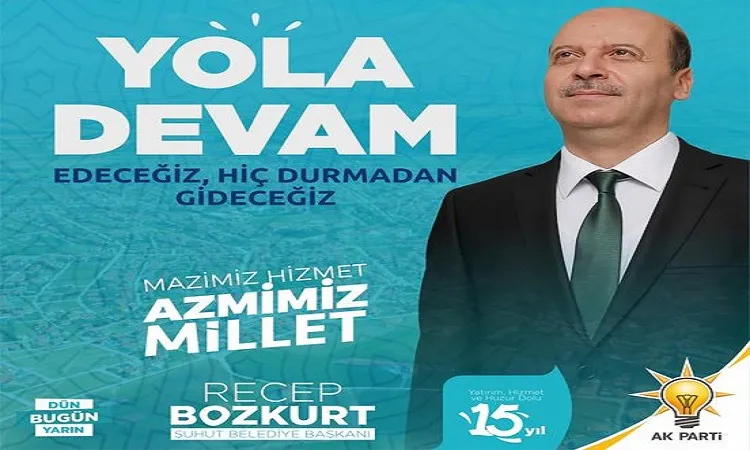 Başkan Bozkurt  Aday adaylığını sosyal medyadan duyurdu