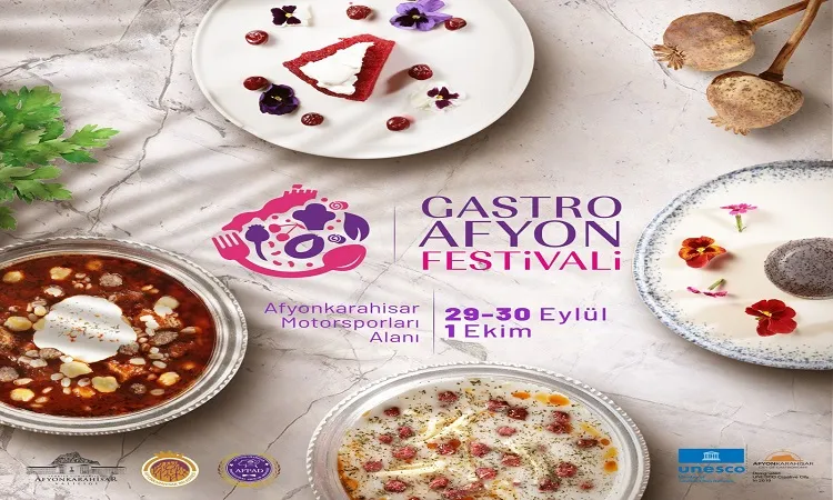 Gastro Afyon fest 29 eylül’de başlıyor
