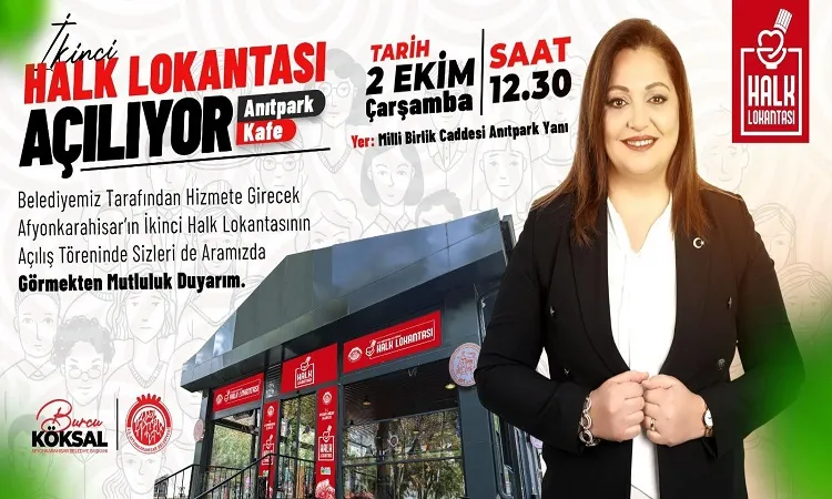 Halk lokantasının ikincisi açılıyor