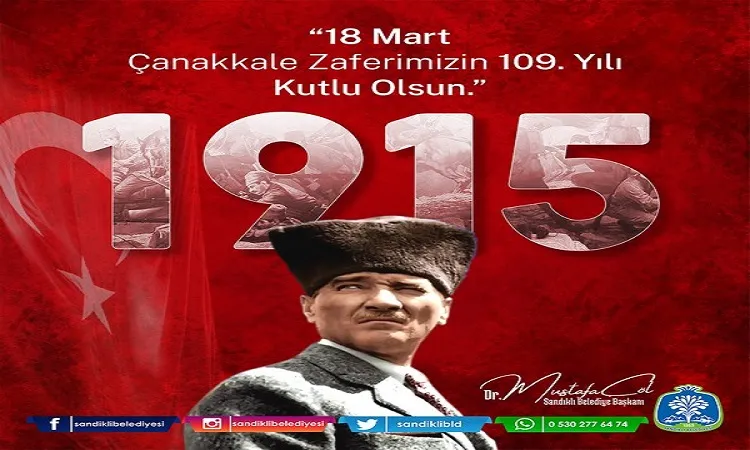 Başkan dr. Mustafa Çöl’den 18 mart Çanakkale Zaferi ve şehitleri anma günü mesajı