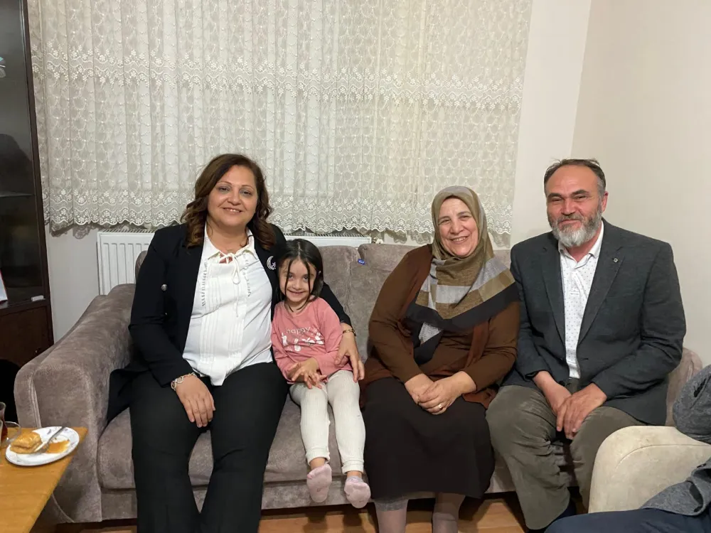 Başkan Köksal’ın ilk ziyareti Şehit ailesine