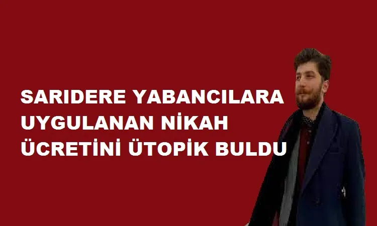 Sarıdere medyaya oynayarak sorunlar çözülmez