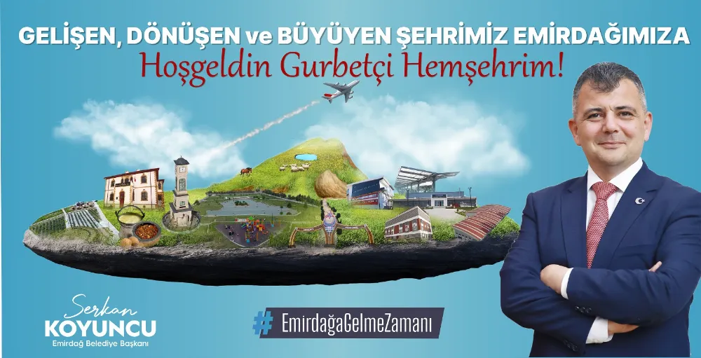 Başkan Koyuncunun projeleri Emirdağ'a değer katıyor