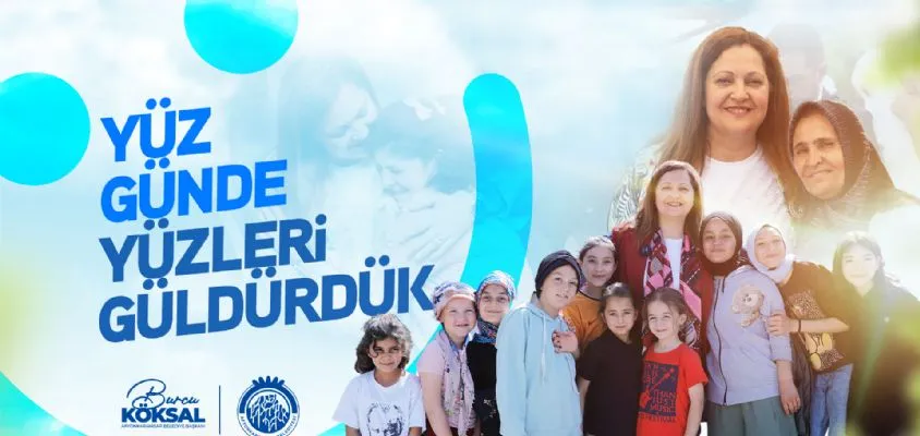 Başkan Köksal 100 günde yüzleri güldürdük