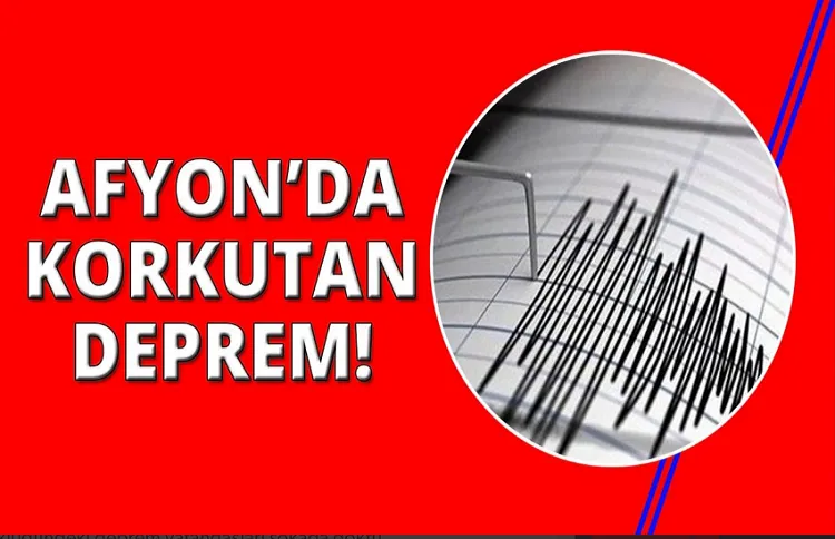 Afyonkarahisarda deprem halk sokağa döküldü