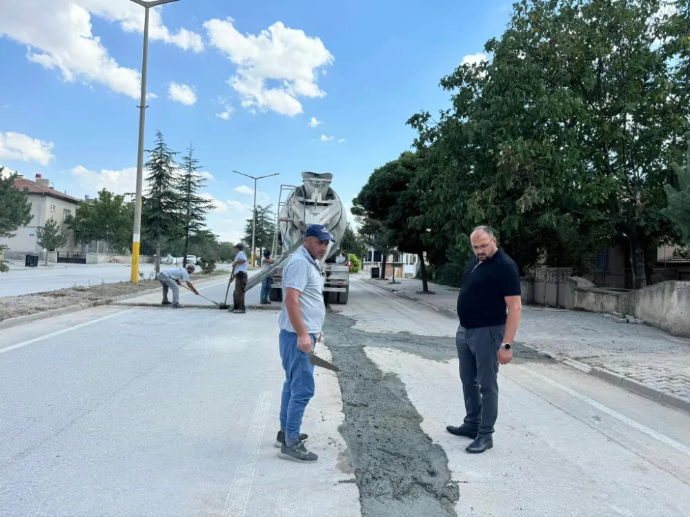 Başkan Bodur çalışmaları yerinde inceledi