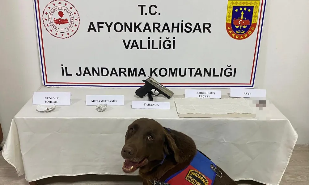 Bolvadinde uyuşturucu operasyonu