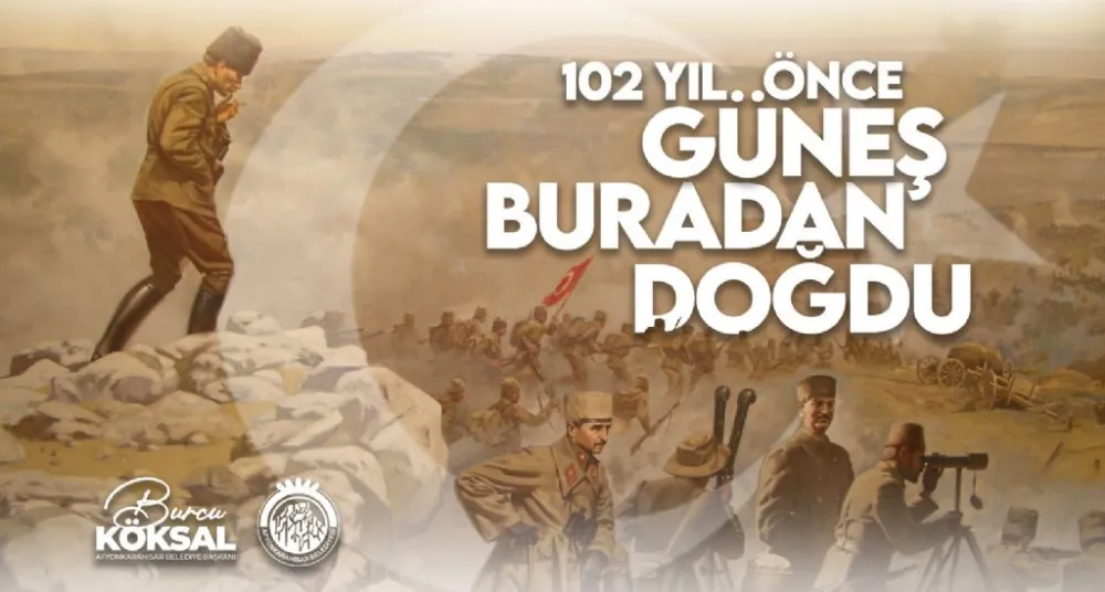 Afyonkarahisar, şanlı zaferin 102. yılını kutluyor.