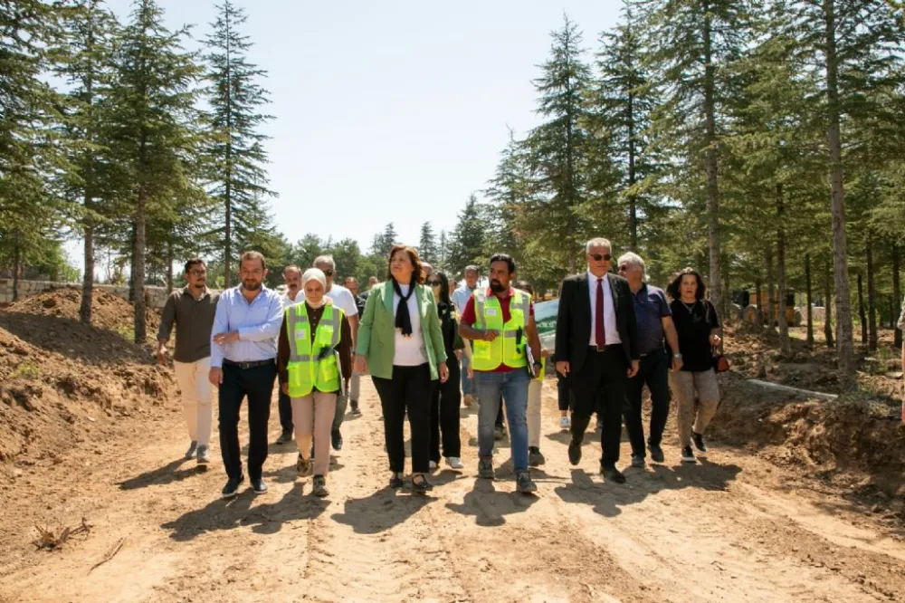 Garnizon millet bahçesinde çlışmalar devam ediyor