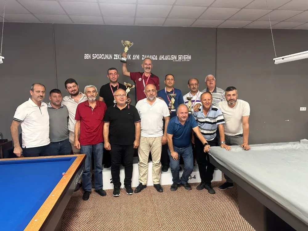 Üç Bant Bilardo İl Şampiyonası tamamlandı