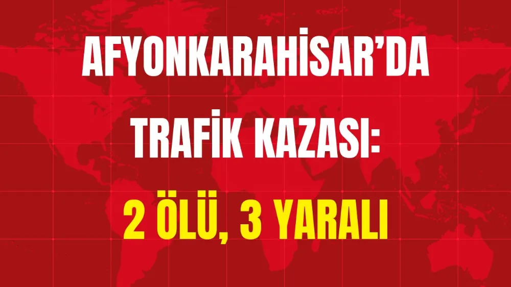 Trafik kazasında 2 kişi hayatını kaybetti